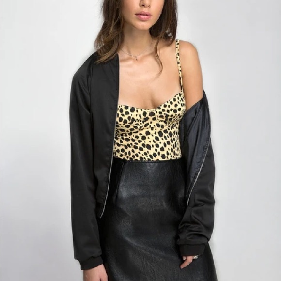 Motel Rocks Tops - Motel rocks leopard bodysuit